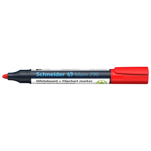 Маркер Schneider MAXX для досок и флипчартов 290, красный (S129002) - изображение 1
