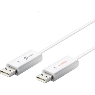 Дата кабель USB 2.0 AM/AM 1.8m Windows & Mac J5create (JUC400-N) зображення 1