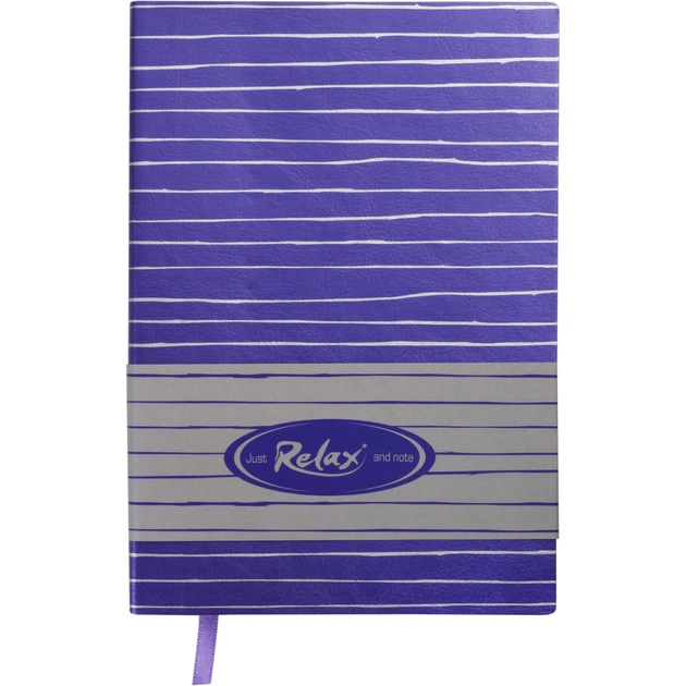 Книга записна Buromax RELAX А5 96 аркушів лінія, фіолетовий (BM.295201-07) - зображення 1