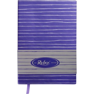 Книга записна Buromax RELAX А5 96 аркушів лінія, фіолетовий (BM.295201-07) зображення 1