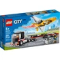 Конструктор LEGO City Great Vehicles Транспортер каскадерського літака 281 деталь (60289) - зменшене зображення 1