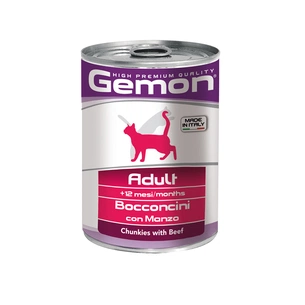 Консерви для котів Gemon Cat Wet Adult яловичина 415 г (8009470300704) зображення 1