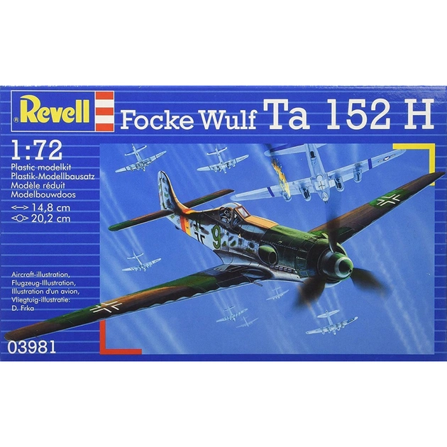 Збірна модель Revell Винищувач Focke Wulf Ta 152 H 1:72 (3981) - изображение 1