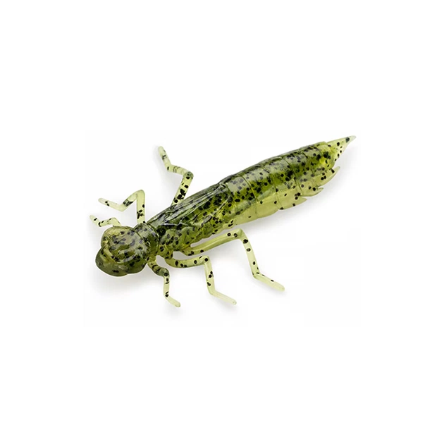 Силікон рибальський FishUP Dragonfly 1.7" 042 - Watermelon Seed (8шт/уп) (1864.04.92) - зображення 1