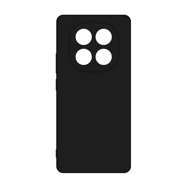 Чехол для мобильного телефона Intaleo Silicone Case Xiaomi Redmi Note 14 Pro 5G Black (1283126617201) - изображение 1