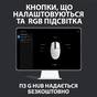 Мишка Logitech G102 Lightsync White (910-005824) - зменшене зображення 9