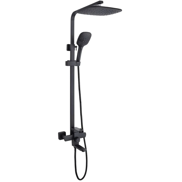 Душовий гарнітур Kroner Edelstahl Kubus-SCH063 + змішувач Edelstahl Kubus-SCH010-3 (CVS30177) - зображення 5