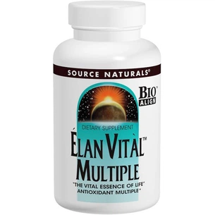 Мультивітамін Source Naturals Мультивітаміни, Elan Vital Multiple, 90 таблеток (SNS-00060) зображення 1