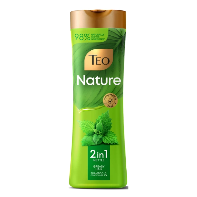 Шампунь Teo Beauty Nature 2 in 1 Nettle Shampoo & Conditioner 350 мл (3800024046728) - зображення 1