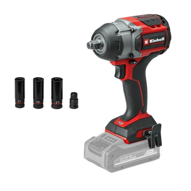 Гайковерт Einhell Professional TP-CW 18/750-C Li BL - Solo 18V, безщітковий, 750Нм 0-2200об/хв, 1.78кг (без АКБ та (4510065) - picture 4