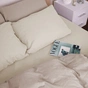 Постільна білизна MirSon 007-004 Milk/Cappuchino Фланель 2 x 160 x 220 Сімейний Євро (2200009659461) - зменшене зображення 4
