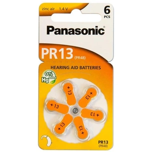 Батарейка Panasonic PR48 / PR13 (1.4V) * 6 (PR-13/6LB) зображення 1