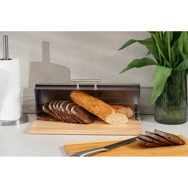 Хлібниця Ardesto Gemini 39х27х15см, дерево, пластик, нержавіюча сталь (AR0914GB) - picture 12