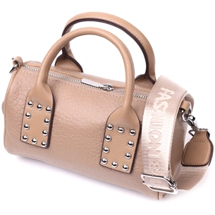 Сумка Vintage З натуральної шкіри Бежева (22368) зображення 1