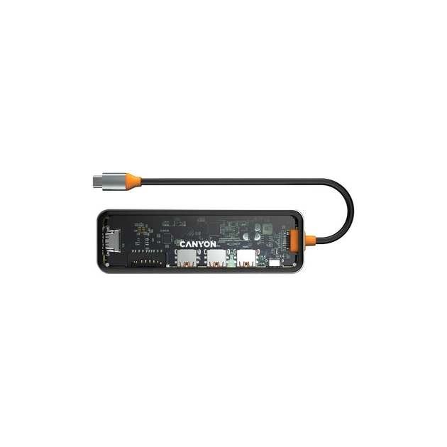 Порт-реплікатор Canyon Docking Station DS-13 4k 7-in-1 USB-C (CNS-TDS13) - зображення 1