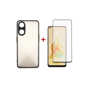 Чохол до мобільного телефона Dengos Kit for OPPO Reno 8T case + glass (Black) (DG-KM-33) зображення 1