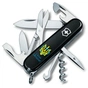 Ніж Victorinox Climber Ukraine Тризуб із серцем (1.3703.3_T1310u) - зменшене зображення 1