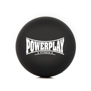 Масажний м'яч PowerPlay PP-4354 Silicone Lacrosse Ball (6.3см) Чорний (PP-4354_Black) зображення 1