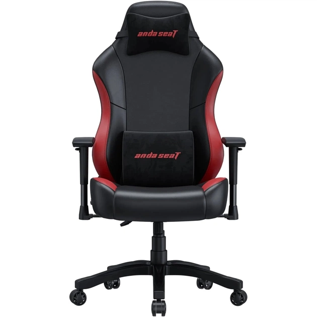Крісло ігрове Anda Seat Luna Color PVC Size L Black/Red (AD18-48-BR-PV) - зображення 1