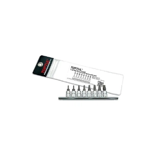 Набір біт Toptul TORX п'ятигранних з отвором 1/4" T8-T40 8шт. (GAAG0805) зображення 1