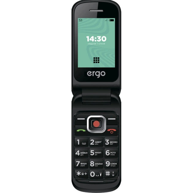 Мобільний телефон Ergo F241 Red - изображение 1