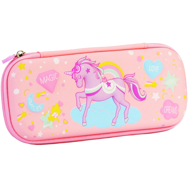 Пенал Cool For School з тисненням 1 відділення Рожевий (B-8616-pink) - зображення 1