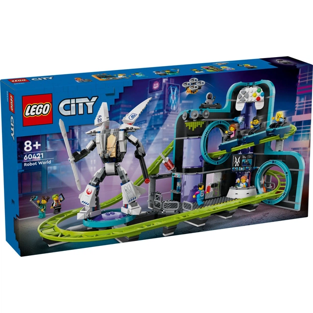 Конструктор LEGO City Парк розваг Світ роботів (60421) - зображення 1