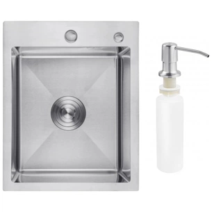 Мийка кухонна Kroner Geburstet-4050HM (CV029164) зображення 1