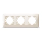 Рамка Videx BINERA кремова 3 поста (VF-BNFR3H-CR) - уменьшенное изображение 1