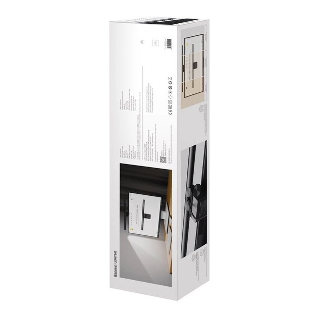 Настільна лампа Baseus на монітор i-wok Series USB Asymmetric Light Source Screen Hanging Light (Youth) Black (DGIWK-B01) - picture 6