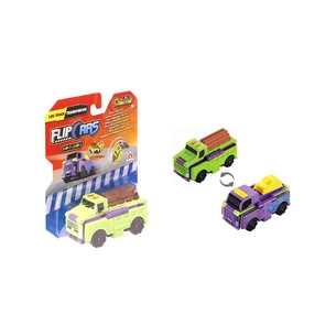 Масштабна модель автомобіля Flip Cars 2 в 1 Лісовоз і Транспортер (EU463875-03) зображення 1