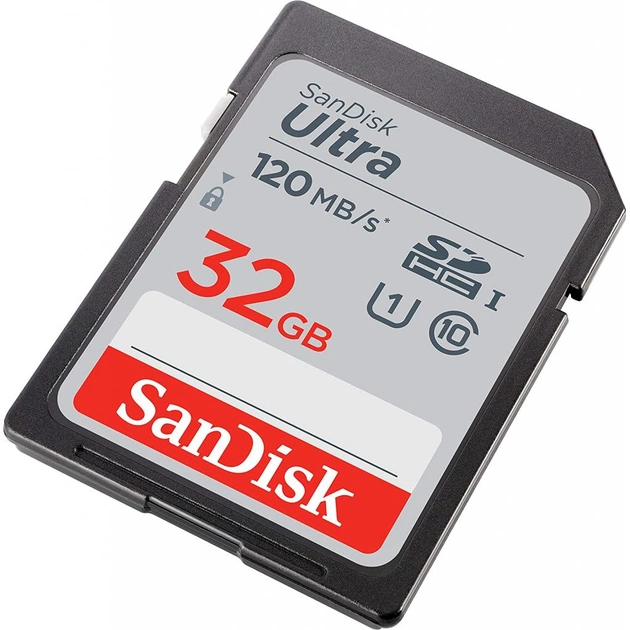 Карта пам'яті SanDisk 32GB SDHC class 10 Ultra (SDSDUN4-032G-GN6IN) - зображення 3