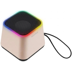Акустична система NEWVEW NV-9203 RGB/BT/USB/TF/FM Gold (NWVW-NV-9203-GD) зображення 1