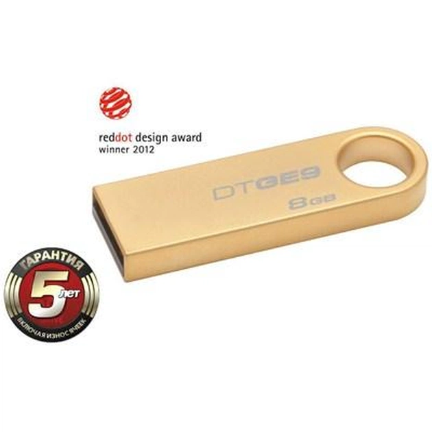 USB флеш накопичувач Kingston 8Gb DataTraveler GE9 (DTGE9/8GB) - изображение 1