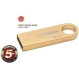USB флеш накопичувач Kingston 8Gb DataTraveler GE9 (DTGE9/8GB) зображення 1