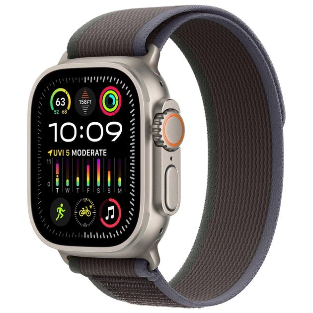 Ремінець до смарт-годинника Armorstandart Trail Loop для Apple Watch 49/46/45/44/42 (Series 1-3) Blue Black (ARM74229) - зображення 1