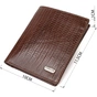 Гаманець Canpellini З натуральної шкіри Коричневий (21927) - зменшене зображення 3