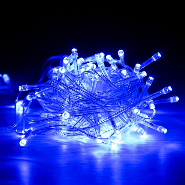 Гірлянда YES! Fun LED Christmas time 100 ламп, блакитна, 5м. 8 режимів (801151) - изображение 1