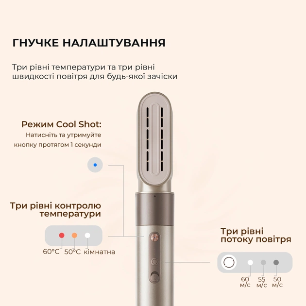 Стайлер Dreame Airstyle 5в1 (AMF17A) - зображення 9