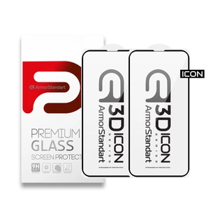 Скло захисне Armorstandart Kit Icon 3D iPhone 13 Pro Max Black 2pcs (ARM62762) зображення 1