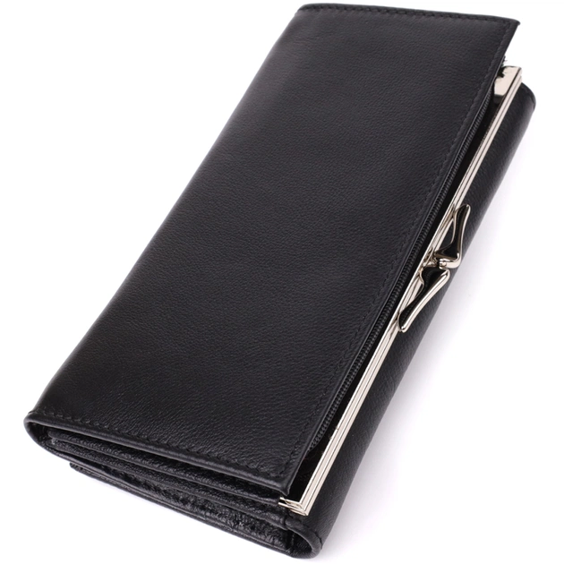 Гаманець ST Leather З натуральної шкіри Чорний (23112) - picture 2