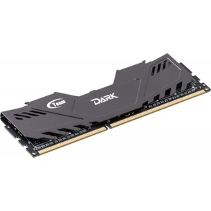 Модуль пам'яті для комп'ютера DDR3 4GB 1600 MHz Dark Series Gray Team (TDGED34G1600HC901) зображення 1