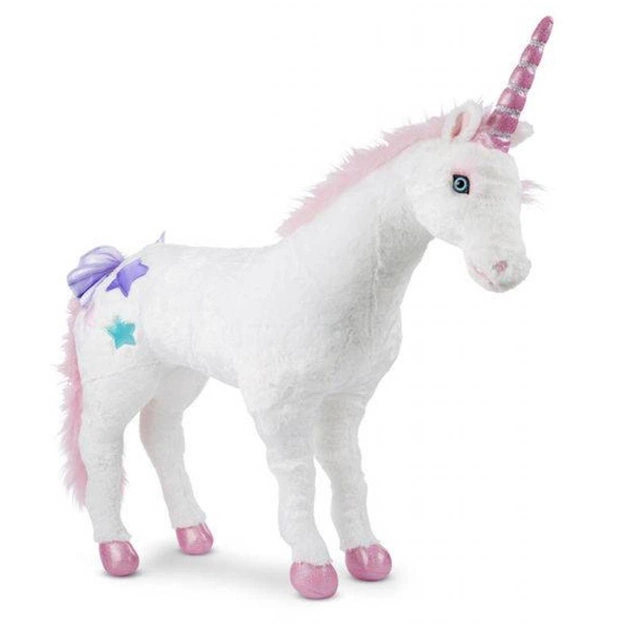 М'яка іграшка Melissa&Doug Великий плюшевий єдиноріг Джамбо (MD18801) - зображення 1