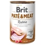 Консерви для собак Brit Pate and Meat зі смаком кролика 400 г (8595602530311) - зменшене зображення 1