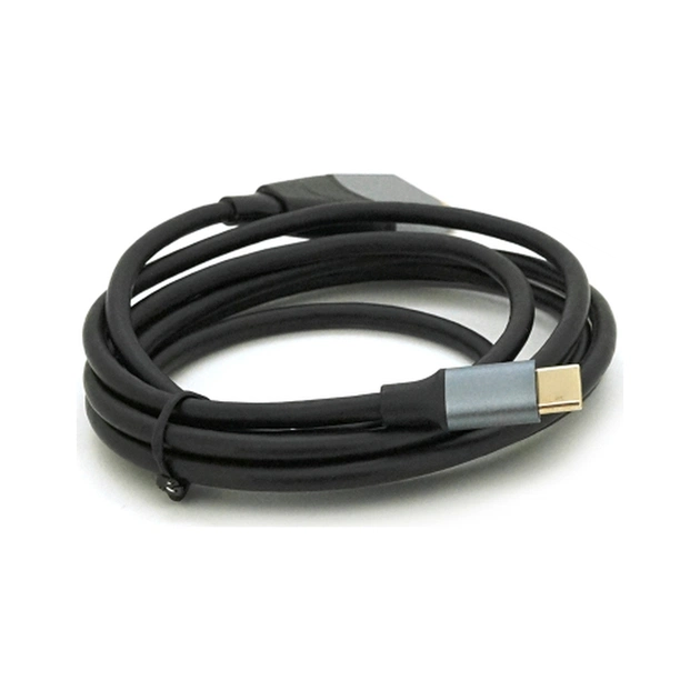Кабель мультимедійний USB-C to HDMI M 1.8m 4K60Hz black Voltronic (YT-HDMI (M)-Type-C (M)-B) - зображення 1