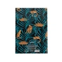 Канцелярська книга Axent Leopard А4 у твердій обкладинці 96 аркуші клітинка, темно синя (8422-556-A) - зменшене зображення 4