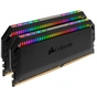 Модуль пам'яті для комп'ютера DDR4 32GB (2x16GB) 3200 MHz Dominator Platinum RGB Black Corsair (CMT32GX4M2E3200C16) - уменьшенное изображение 3