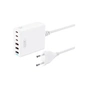 Зарядний пристрій XO L133 3xUSB-A + 3xUSB-C 75W White (L133.white) - зменшене зображення 1