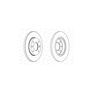 Гальмівний диск FERODO DDF995 зображення 1