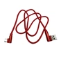 Дата кабель USB 2.0 AM to USB-C 1.0m 2.4A 90° corner red XoKo (XK-CTC-001-RD) - зменшене зображення 2